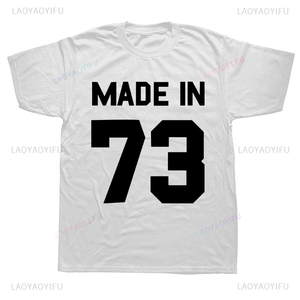 Streetwear Brand T Shirt - Hot Sale Made in 73 Graphic