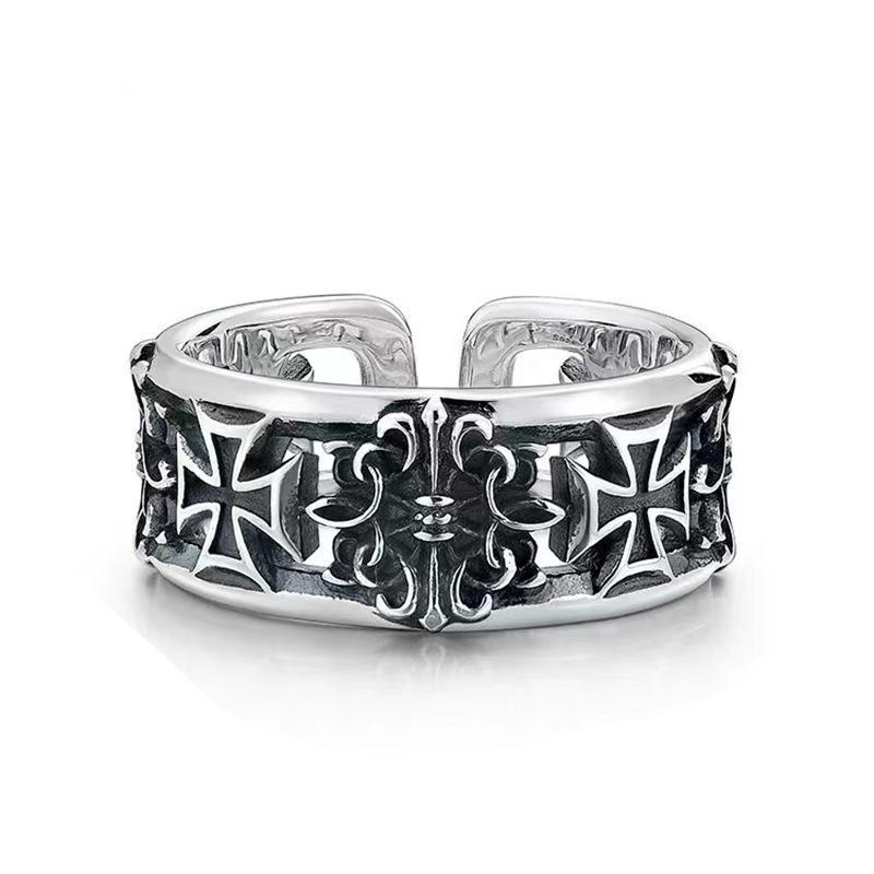 Chrome Hearts Ring - New retro cross hip-hop punk style