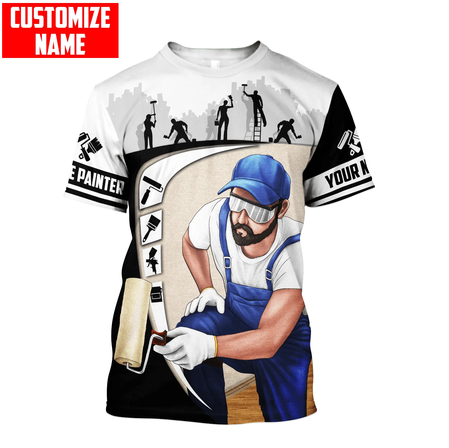 Personalized Name Painter 3D A - Streetwear Brand T Shirt review and price