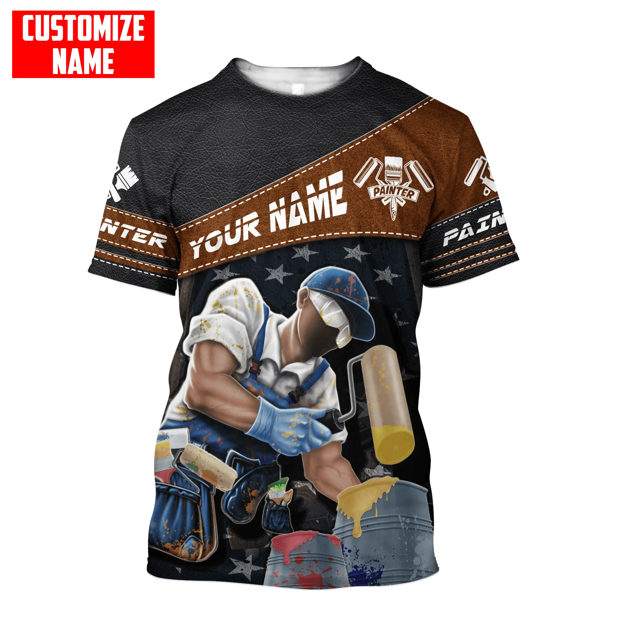 Personalized Name Painter 3D A - Streetwear Brand T Shirt review and price