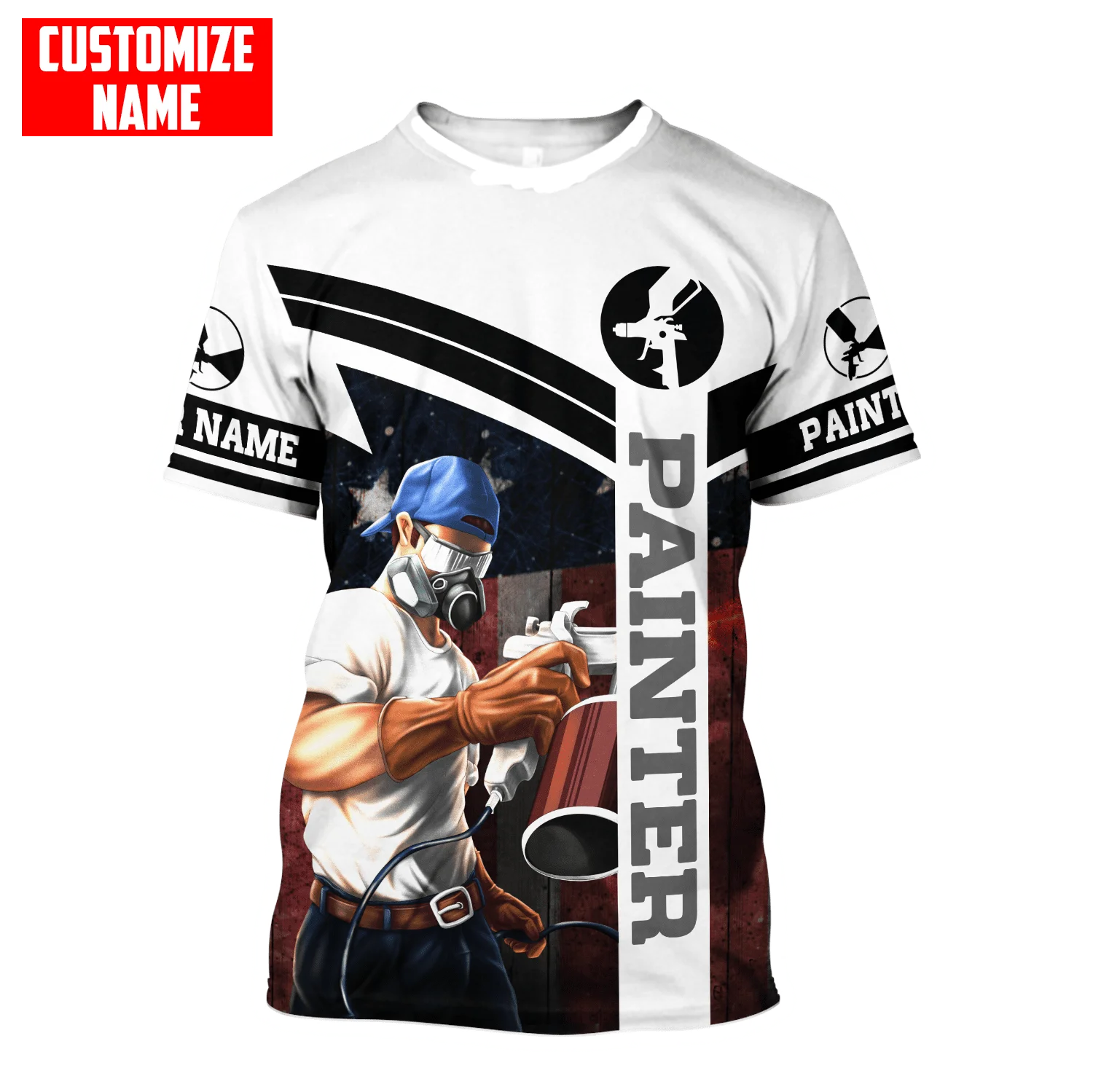 Personalized Name Painter 3D A - Streetwear Brand T Shirt review and price