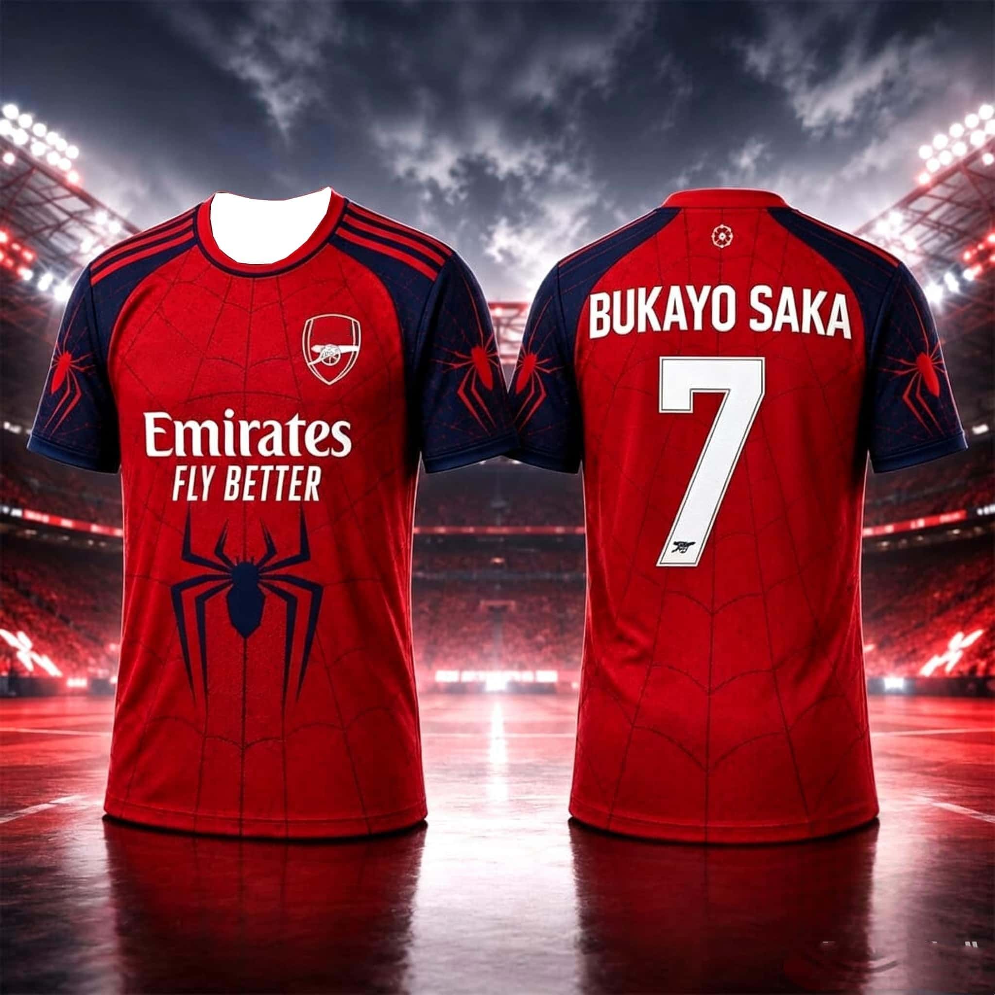 2026Summer Mens FC Spider Man  - Streetwear Brand Football Jersey review and price