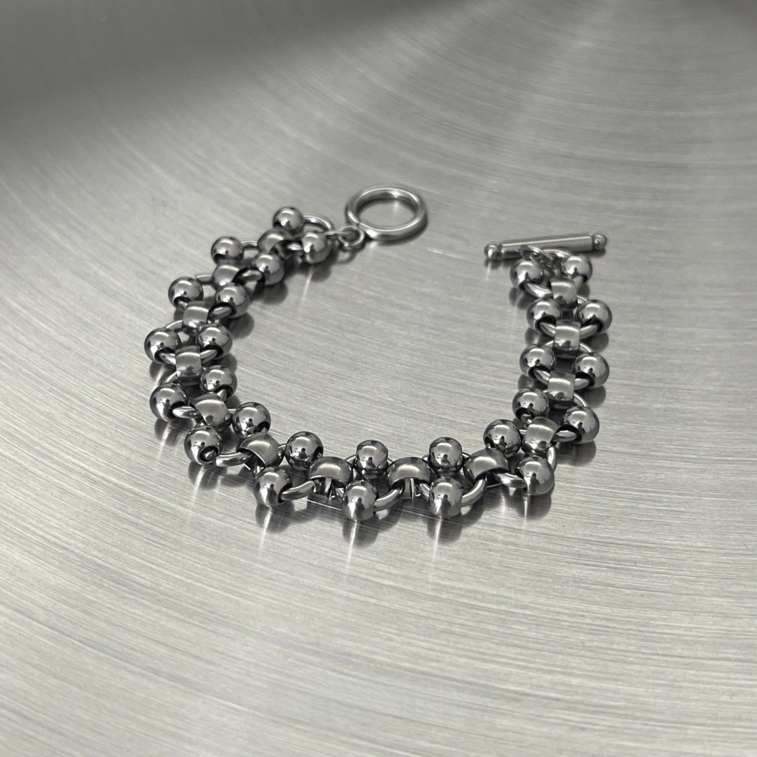 Heavy Punk Hollow Steel Bead B - Streetwear Brand Niche review and price