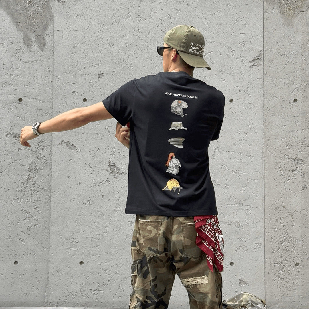 Helmet Evolution History Ameri - Streetwear Brand Tees review and price