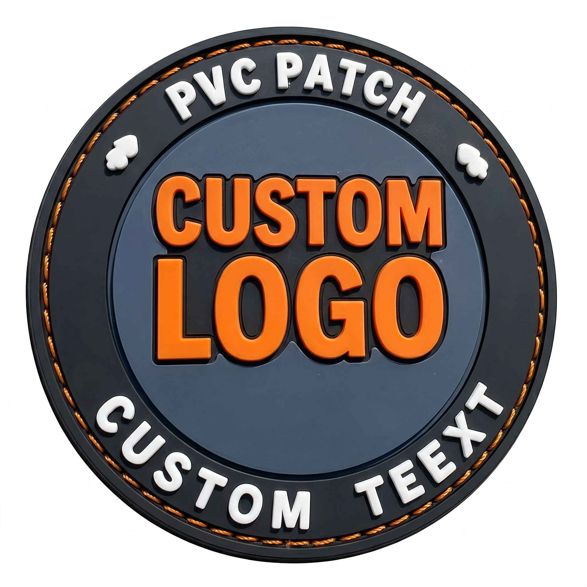 Custom 3D Raised Embossed PVC  - Streetwear Brand Label review and price