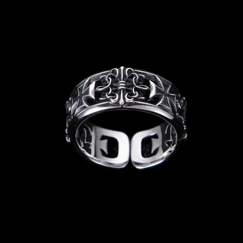 New retro cross hip-hop punk s - Chrome Hearts Ring review and price