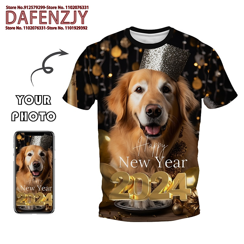 Custom Funny Pet Photo 3D All  - Streetwear Brand T Shirt review and price