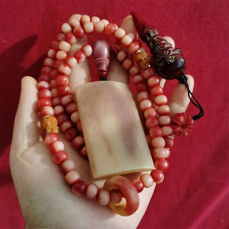 Blood Bone 108 Buddhist beads  - Chrome Hearts Ring review and price