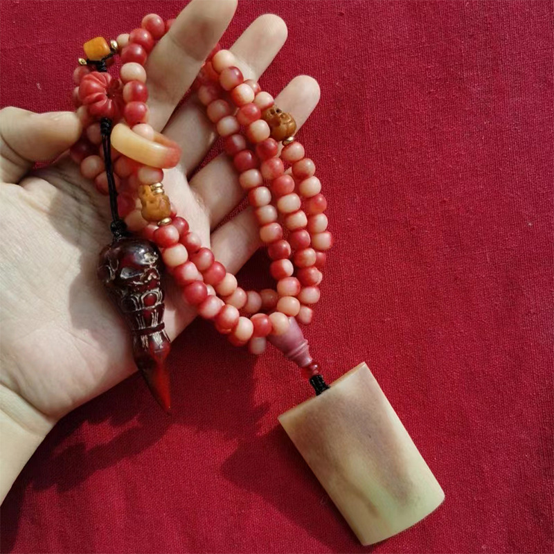 Blood Bone 108 Buddhist beads  - Chrome Hearts Ring review and price