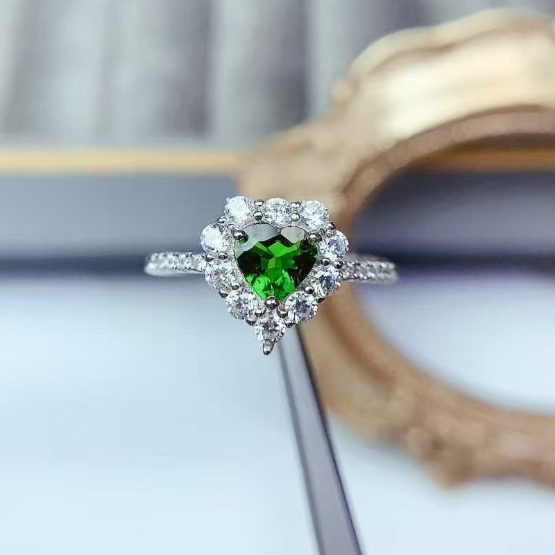 Pure 925 Silver Gemstone Ring  - Chrome Hearts Ring review and price