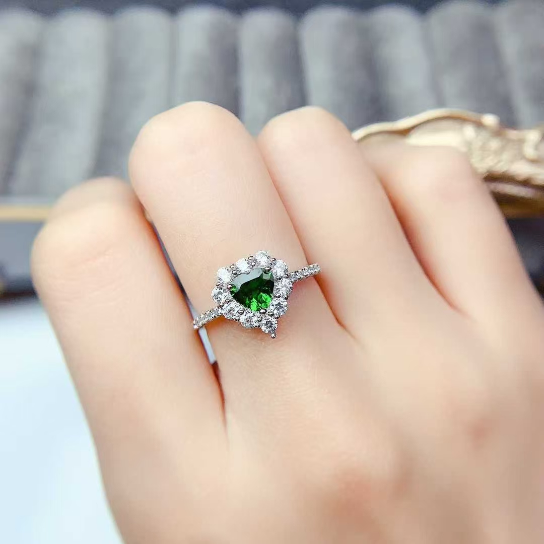 Pure 925 Silver Gemstone Ring  - Chrome Hearts Ring review and price