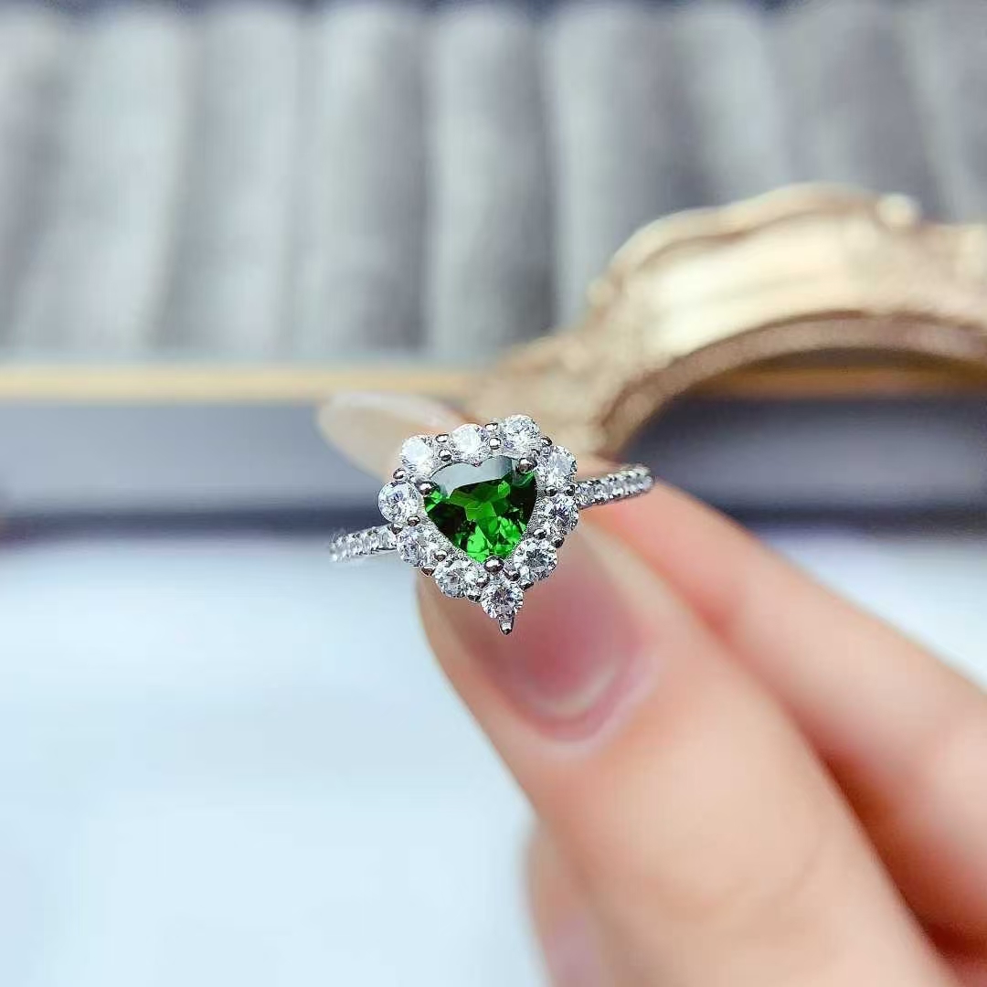 Pure 925 Silver Gemstone Ring  - Chrome Hearts Ring review and price