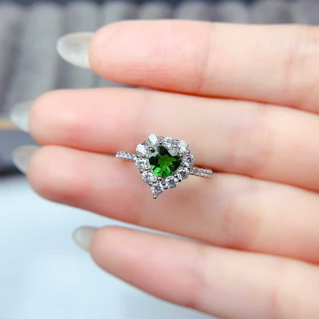 Pure 925 Silver Gemstone Ring  - Chrome Hearts Ring review and price