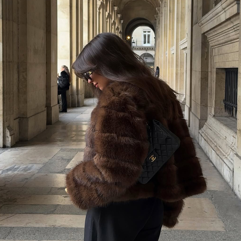 Vintage Brown Patchwork Fur Co - Streetwear Brand Fashion review and price