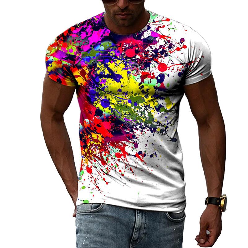 Men's Summer Fashion 3D Print  - Streetwear Brand T Shirt review and price