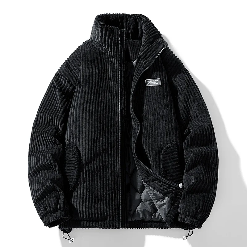 Men Winter Corduroy Puffer Jac - Streetwear Brand Fashion review and price