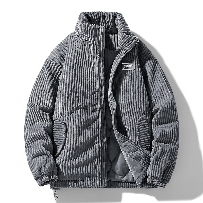 Men Winter Corduroy Puffer Jac - Streetwear Brand Fashion review and price